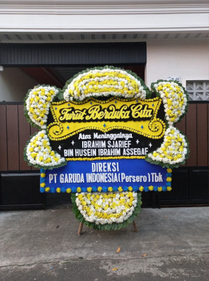 Papan Bunga Duka di Sidorame Barat I
