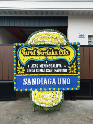 Papan Bunga Duka di Sidorame Barat I