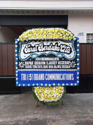 Papan Bunga Duka di Sidorame Barat I